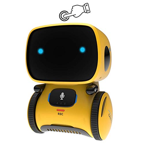 Inteligencia Artificial Bailando Robot | Juguete de robot inteligente interactivo con control de voz, repetición y grabación | Juguetes para niños | Regalo para niños y niñas mayores de 3 años.