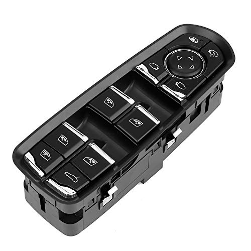 Interruptor de ventana eléctrico, interruptor de control de ventana Power Master compatible con Porsche Cayenne Panamera 2011 12 13 14 15 2016 Interruptor de ventana eléctrico, interruptor de control de ventana Power Master compatible con Porsche Cayenne Panamera 2011 12 13 14 15 2016