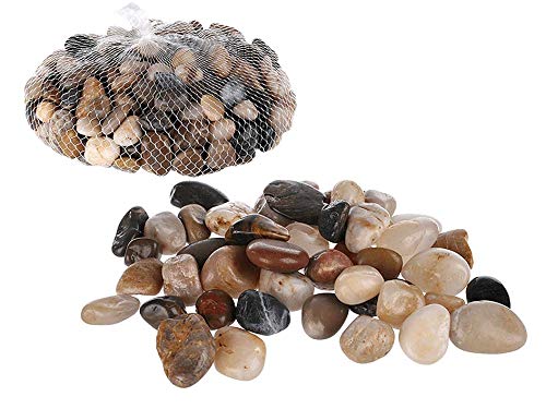 Invero Piedras de decoración pequeñas de colores naturales mixtas ideales para decoración de mesa, macetas, jarrones, jardines, bodas, acuarios y más – Bolsa de 1 kg Invero Piedras de decoración pequeñas de colores naturales mixtas ideales para decoración de mesa, macetas, jarrones, jardines, bodas, acuarios y más – Bolsa de 1 kg