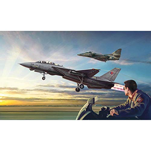 Italeri 1422 Modelo de plástico para Montar Aerei Top Gun F-14A Vs A-4F- Contiene 2 Modelos Modelo Kit Escala 1:72 Italeri 1422 Modelo de plástico para Montar Aerei Top Gun F-14A Vs A-4F- Contiene 2 Modelos Modelo Kit Escala 1:72