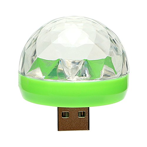 iTimo Lámpara LED de ambiente para coche, cambia de color RGB con USB para discoteca, karaoke, DJ, escenario, fiesta, iluminación iTimo Lámpara LED de ambiente para coche, cambia de color RGB con USB para discoteca, karaoke, DJ, escenario, fiesta, iluminación