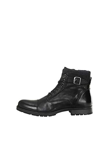 JACK & JONES JFWALBANY Leather STS, Chukka Boots Hombre, Gris(Anthracite Anthracite), 45 EU JACK & JONES JFWALBANY Leather STS, Chukka Boots Hombre, Gris(Anthracite Anthracite), 45 EU