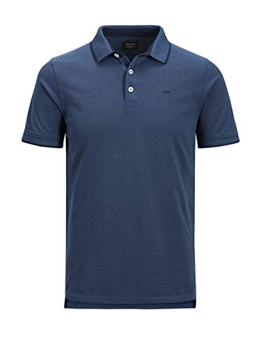 Jack & Jones JJEPAULOS Polo SS Noos Plus Camiseta, Azul (True Navy Detail/PS), 4XL para Hombre