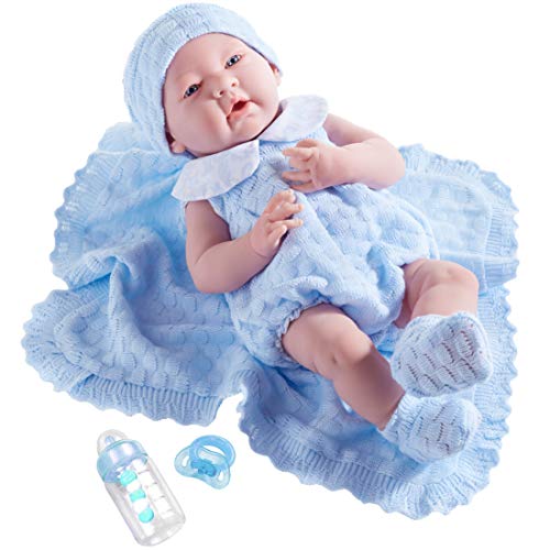 JC TOYS-La Newborn Muñeco bebé, Color Azul (18054) JC TOYS-La Newborn Muñeco bebé, Color Azul (18054)
