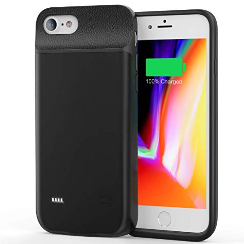 JCK Funda Batería para iPhone SE 2020 / 8 / 7 / 6 / 6s, 6600mAh Funda Cargador Portatil Ultra Capacidad Carcasa Batería Recargable Batería Externa para iPhone 7 /8/6/6s/ SE 2020, 4.7 Pulgadas, Negro JCK Funda Batería para iPhone SE 2020 / 8 / 7 / 6 / 6s, 6600mAh Funda Cargador Portatil Ultra Capacidad Carcasa Batería Recargable Batería Externa para iPhone 7 /8/6/6s/ SE 2020, 4.7 Pulgadas, Negro