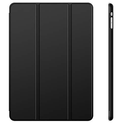 JETech Funda para iPad Mini 1 2 3, Carcasa con Soporte Función, Auto-Sueño/Estela (Negro)