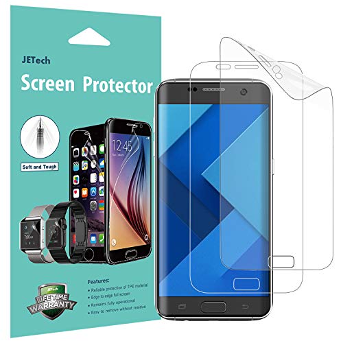 JETech Protector de Pantalla para Samsung Galaxy S7 Edge, Cubierta Completa, Transparentes, 2 Unidades JETech Protector de Pantalla para Samsung Galaxy S7 Edge, Cubierta Completa, Transparentes, 2 Unidades