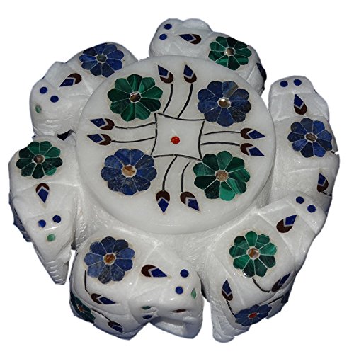 •Jewelry box marble inlay boxes handmade pietra dura antique stone inlaid art 5x5"inch •Quantity: 1 Piece •Size "5x5"inch •Shipping worldwide •Jewelry box marble inlay boxes handmade pietra dura antique stone inlaid art 5x5"inch •Quantity: 1 Piece •Size "5x5"inch •Shipping worldwide