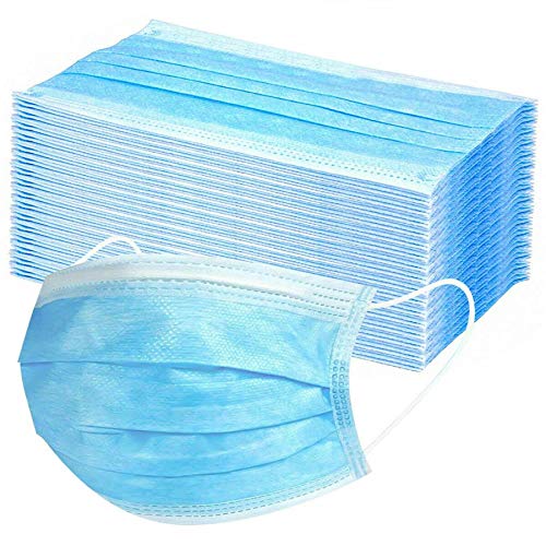 jfhrfged Protección 3 Capas con Elástico para Los Oídos Pack 200 unidades-A001 (Azul-200PC)