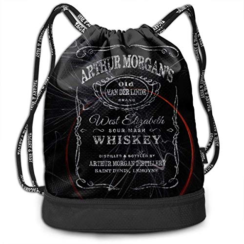 JINGS Unisex Men Woman'S Arthur Morgan's Whiskey Cool Gaming RDR2 Style Durable Beam Mochila Gift