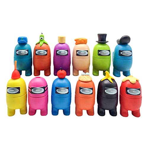 JOAN Among Us Figuras en Miniatura, Navidad DIY Figuras de jardín Decoraciones navideñas Adornos de Mesa Escritorio Figuras de Juguete Lindas Colección de muñecas, 12 Piezas JOAN Among Us Figuras en Miniatura, Navidad DIY Figuras de jardín Decoraciones navideñas Adornos de Mesa Escritorio Figuras de Juguete Lindas Colección de muñecas, 12 Piezas