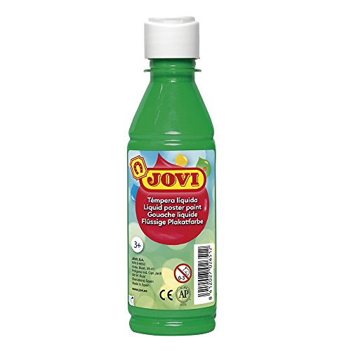 Jovi- Tempera liquida, Color verde medio, 250 Ml (50217)