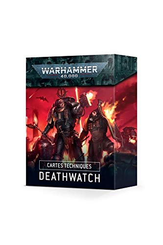 Juego de cartas técnicas Deathwatch – Warhammer 40,000 – Francés