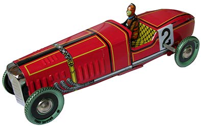 Juguete Decorativo de Hojalata Coche Carreras Rojo Nº 2" Réplicas de Vehículos de Cuerda. Juegos de Colección. Regalos Originales. Decoración Clásica. Juguete Decorativo de Hojalata Coche Carreras Rojo Nº 2" Réplicas de Vehículos de Cuerda. Juegos de Colección. Regalos Originales. Decoración Clásica.
