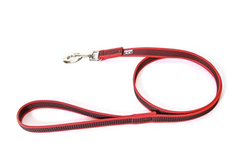 Julius-K9 216GM-R-S1 Color & Gray Correa de Perro del Estupendo-Apretón con Asa, 20 mm x 1 m, Rojo y Gris Julius-K9 216GM-R-S1 Color & Gray Correa de Perro del Estupendo-Apretón con Asa, 20 mm x 1 m, Rojo y Gris