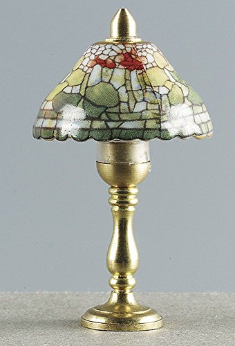 Kahlert 10.463 luz - Muñeca Mini Accesorios - Lámpara de Mesa de Porcelana, Redondo