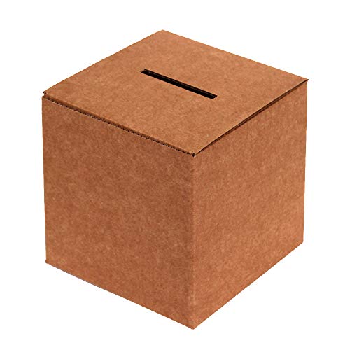 Kartox | Urna de Cartón para Votaciones o Eventos | Caja de Cartón para Sugerencias o Buzón | 35x35x35