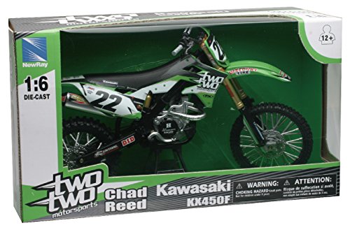 Kawasaki 2014 KX450F [NewRay 49493], # 22, Chad Reed, Twotwo, 1: 6 Die Cast