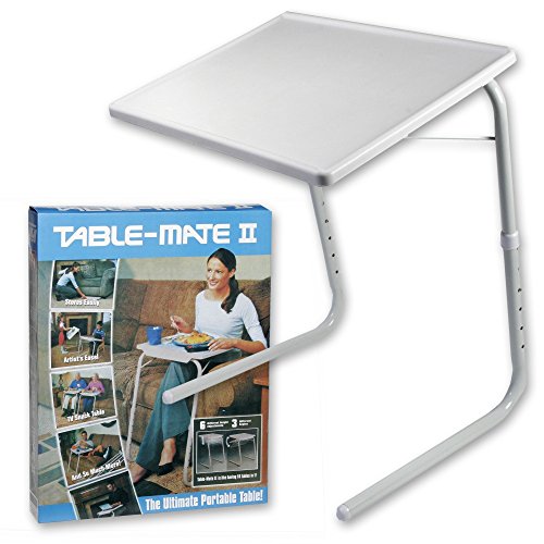 KENEX Mesa Auxiliar Plegable Color Blanco Medidas: Largo: 52 cm Ancho: 39 cm Alto: 70 cm Soporte hasta 25kg, 6 Niveles KENEX Mesa Auxiliar Plegable Color Blanco Medidas: Largo: 52 cm Ancho: 39 cm Alto: 70 cm Soporte hasta 25kg, 6 Niveles