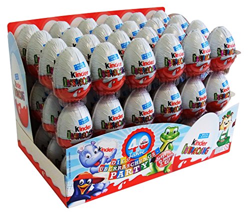 Kinder Surprise - Huevo de Chocolate - 20g - Paquete de 72 Kinder Surprise - Huevo de Chocolate - 20g - Paquete de 72