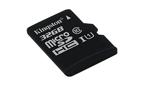 Kingston SDCS/32GBSP - MicroSD Canvas Select velocidades de UHS-I Clase 10 de hasta 80 MB/s Lectura (sin Adaptador SD)
