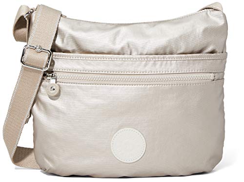 KiplingArtoMujerBolsos bandoleraPlateado (Metallic Glow)29x26x4 Centimeters (B x H x T) KiplingArtoMujerBolsos bandoleraPlateado (Metallic Glow)29x26x4 Centimeters (B x H x T)