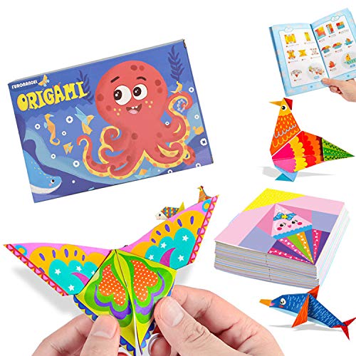 Kisem Doble Cara Papel de Origami, Doble Cara, 14 x 14cm, contiene 152 Origami Cara y 72 Páginas Que Enseña Libro De Origami, para niños, principiantes y clases de manualidades escolares Kisem Doble Cara Papel de Origami, Doble Cara, 14 x 14cm, contiene 152 Origami Cara y 72 Páginas Que Enseña Libro De Origami, para niños, principiantes y clases de manualidades escolares