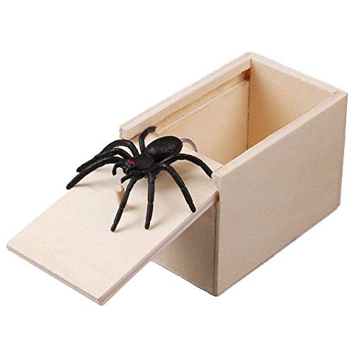 Klinkamz 1 Unids Broma De Madera Araña Asustar Caja Caja Broma Realista Sorpresa Divertida Juguete Gag Klinkamz 1 Unids Broma De Madera Araña Asustar Caja Caja Broma Realista Sorpresa Divertida Juguete Gag