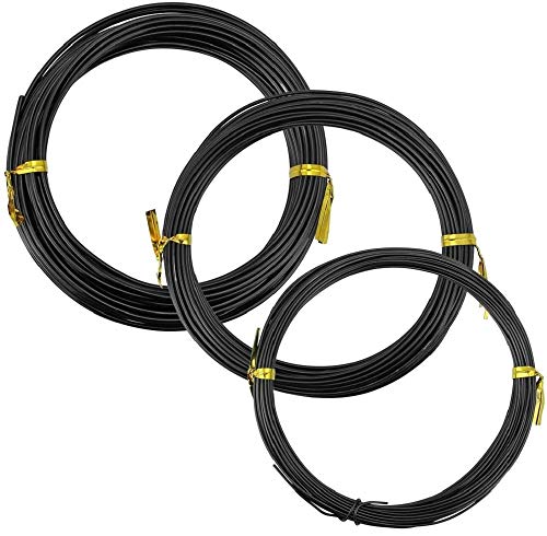 KLYNGTSK 3 Rollos Alambre Bonsai de Aluminio Anodizado Cable Bonsai Alambre de Entrenamiento 3 Tamaños Alambre de Aluminio Alambre de Jardín para Dar Forma al Árbol Bonsái (1.0 mm/ 1.5 mm/ 2.0 mm) KLYNGTSK 3 Rollos Alambre Bonsai de Aluminio Anodizado Cable Bonsai Alambre de Entrenamiento 3 Tamaños Alambre de Aluminio Alambre de Jardín para Dar Forma al Árbol Bonsái (1.0 mm/ 1.5 mm/ 2.0 mm)