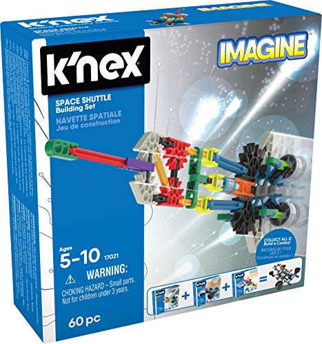 K'Nex 35462 Imagine - Juego de construcción y construcción de Juguetes espaciales, Caja de construcción, transportador de Espacios, Juego de construcción para niños de 5 – 10 años, Piezas