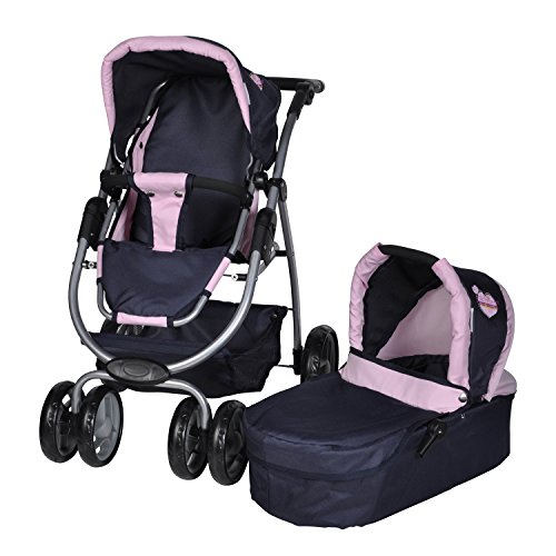 Knorrtoys Coco 90794 - Cochecito de paseo para muñecas con capazo (a partir de 3 años) Knorrtoys Coco 90794 - Cochecito de paseo para muñecas con capazo (a partir de 3 años)
