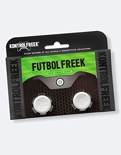 KontrolFreek Futbol Freek para Xbox One y Xbox Series X/S | Performance Thumbsticks | Blanco.