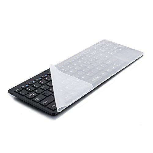 kwmobile Protector de Teclado Compatible con 15" - 17" Laptop/Notebook/Ultrabook - Funda con 36 x 13 CM Transparente
