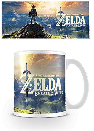 La Leyenda de Zelda: Aliento de la Wild Sunset Taza de cerámica, Multicolor