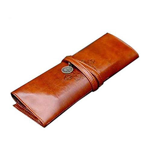 LAMEIDA Estuche Escolar Estuches Bolis Estilo Vintage Caja De LáPiz Bolígrafo Plumas de la Escuela Universidad para Estudiantes Alumnos Chicas Niños de Cuero PU Marrón (marrón) LAMEIDA Estuche Escolar Estuches Bolis Estilo Vintage Caja De LáPiz Bolígrafo Plumas de la Escuela Universidad para Estudiantes Alumnos Chicas Niños de Cuero PU Marrón (marrón)