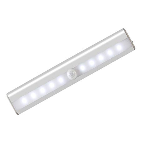 Lámpara LED de Armario, 10 LED USB Recargable Barra de Luz Làmpara con Sensor de Movimiento Inalámbrico para Armario, Gabinete, Pasillo, Baño, Cajón Lámpara LED de Armario, 10 LED USB Recargable Barra de Luz Làmpara con Sensor de Movimiento Inalámbrico para Armario, Gabinete, Pasillo, Baño, Cajón