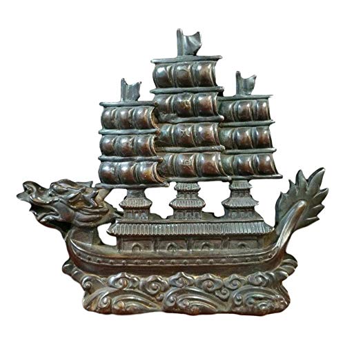 LAOJUNLU Antiguo Neumático de cobre Feng Shui Pendulum Vela Lisa! Imitación de bronce antiguo colección de solitaria joyería de estilo tradicional chino