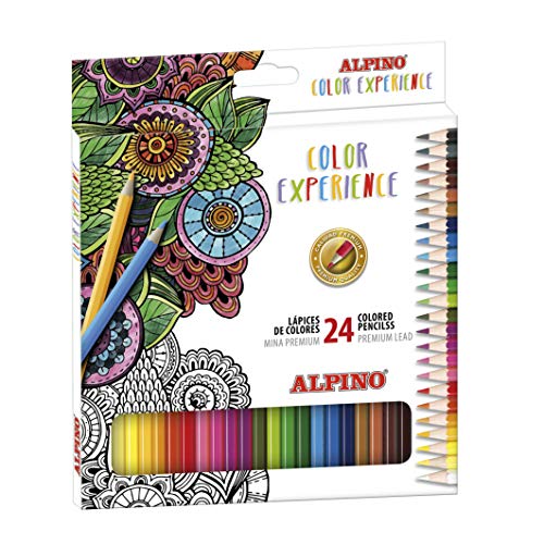 Lapices de Colores Alpino Color Experience - Estuche de 24 Lapices de Dibujo Profesional con Colores Premium - Lapices para Mandalas y Lettering - Mina Premium Lapices de Colores Alpino Color Experience - Estuche de 24 Lapices de Dibujo Profesional con Colores Premium - Lapices para Mandalas y Lettering - Mina Premium