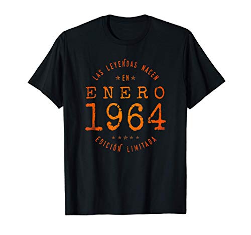 Las Leyendas nacen en Enero de 1964 - Regalo de 57 años Camiseta