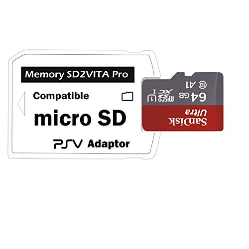 LEAGY Adaptador de Tarjeta de Memoria SD2Vita 5.0 de última versión, Adaptador PS Vita PSVSD Micro SD para PSV 1000/2000 PSTV FW 3.60 Sistema HENkaku Enso LEAGY Adaptador de Tarjeta de Memoria SD2Vita 5.0 de última versión, Adaptador PS Vita PSVSD Micro SD para PSV 1000/2000 PSTV FW 3.60 Sistema HENkaku Enso