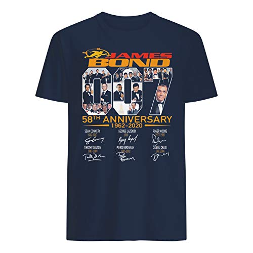 Leet Group James Bond 007 58TH Anniversary 1962 2020 SIGNATURES T-Shirt