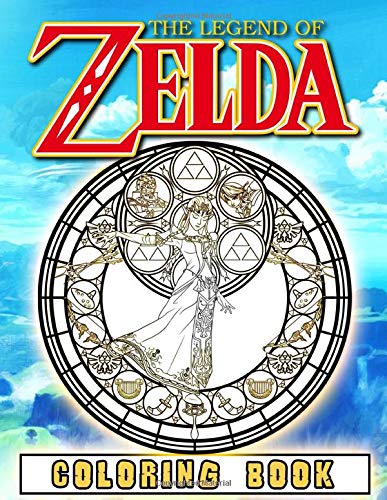 Legend Of Zelda Coloring Book: Legend Of Zelda Impressive An Adult Coloring Book (Unofficial)