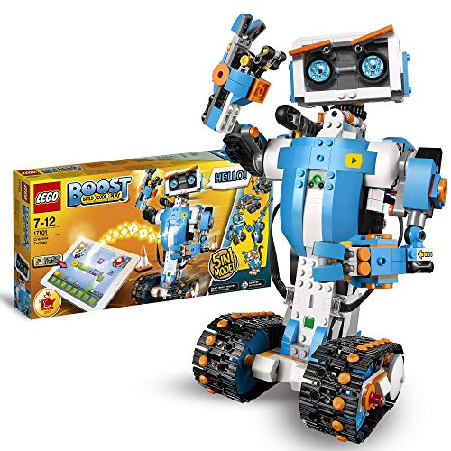 LEGO 17101 BOOST Caja de Herramientas Creativas, Robot de Juguete para Programar y Jugar, Set de Construcción 5en1