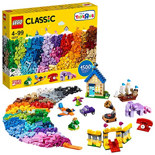 LEGO Classic - Caja Extra Grande de Ladrillos con 1500 Piezas para Jugar y Construir Creativas y Divertidas Creaciones para Niños y Niñas a Partir de 4 Años (10717) LEGO Classic - Caja Extra Grande de Ladrillos con 1500 Piezas para Jugar y Construir Creativas y Divertidas Creaciones para Niños y Niñas a Partir de 4 Años (10717)
