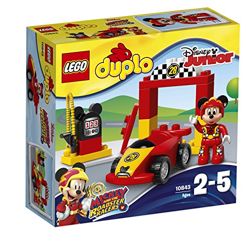 LEGO DUPLO Disney - Deportivo de Mickey, Juguete Creativo de Construcción de Coche de Carreras (10843) , color/modelo surtido