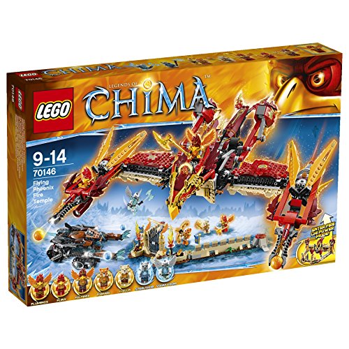 LEGO - El Templo del Fuego del Fénix Volador con 1301 Piezas (70146)