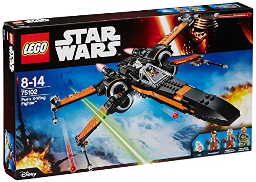LEGO - FighterPoe's Fighter, Star Wars-Poe's X-Wing Fighter (75102)