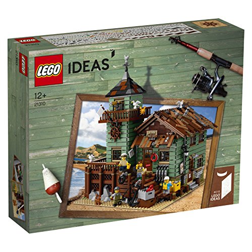 LEGO Ideas- Antigua Tienda de Pesca Set de construcción de Edificio pesquero con Minifiguras de Pescadores y muñecos de gaviotas, Recomendado a Partir de 12 años (21310) LEGO Ideas- Antigua Tienda de Pesca Set de construcción de Edificio pesquero con Minifiguras de Pescadores y muñecos de gaviotas, Recomendado a Partir de 12 años (21310)