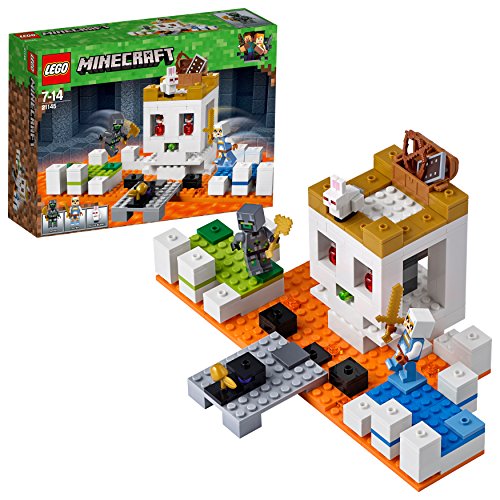 LEGO Minecraft - La Calavera de la Lucha, Set de Construcción de Juguete Creativo del Videojuego con Muñecos para Niños y Niñas de más de 8 Años (21145)