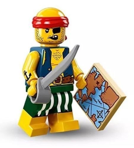 Lego Minifiguras Series 16 - SCALLYWAG PIRATA Minifigura Embolsado) 71013
